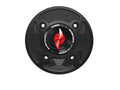 Tank filler cap for Kawasaki motorbikes with quick release machined from billet aluminium