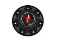 Tank filler cap for KTM motorbikes with quick release machined from billet aluminium