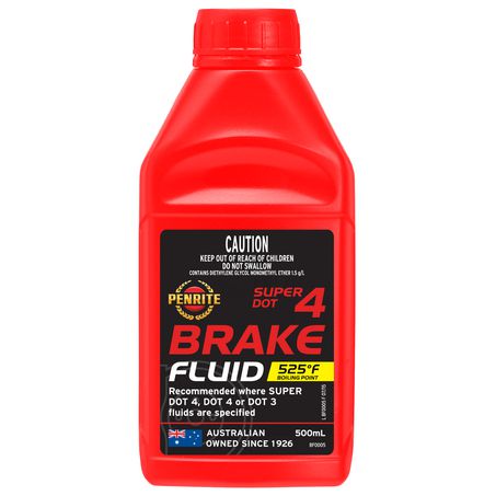 BF0005 - Penrite Super DOT 4 Brake Fluid 500mL