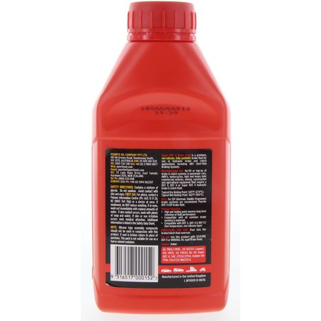 BF0005 - Penrite Super DOT 4 Brake Fluid 500mL