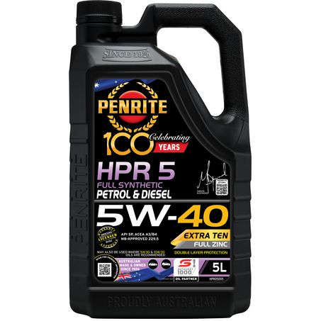 HPR05005 - Penrite HPR 5 Full Synthetic 5W-40 Engine Oil 5L