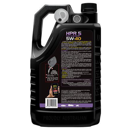 HPR05005 - Penrite HPR 5 Full Synthetic 5W-40 Engine Oil 5L