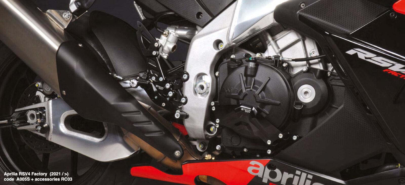 Bonamici Racing Rearsets For Aprilia RSV4 / Tuono V4 (2017 - onwards) - Street Version