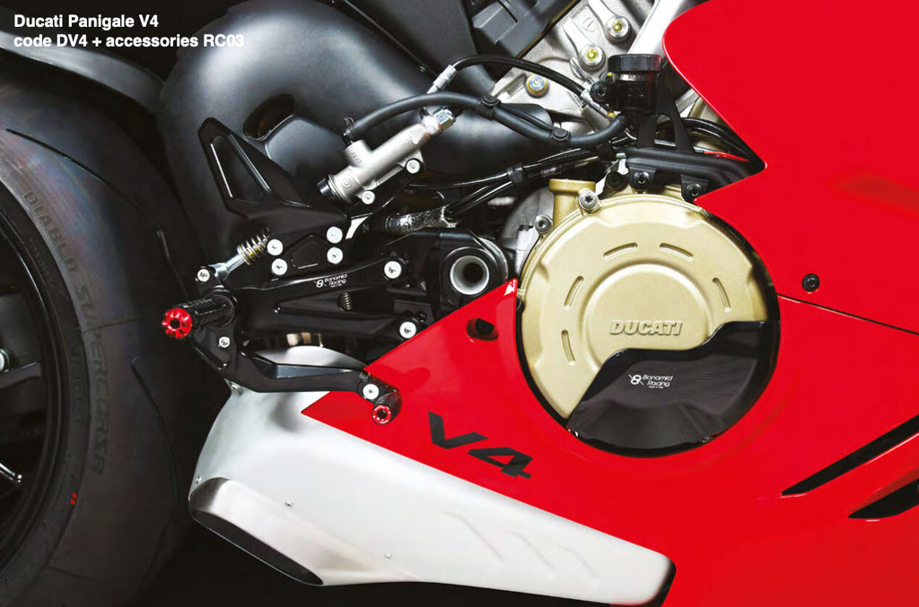 Bonamici Racing Rearsets To Suit Ducati Panigale V4 (2018 - 2024)