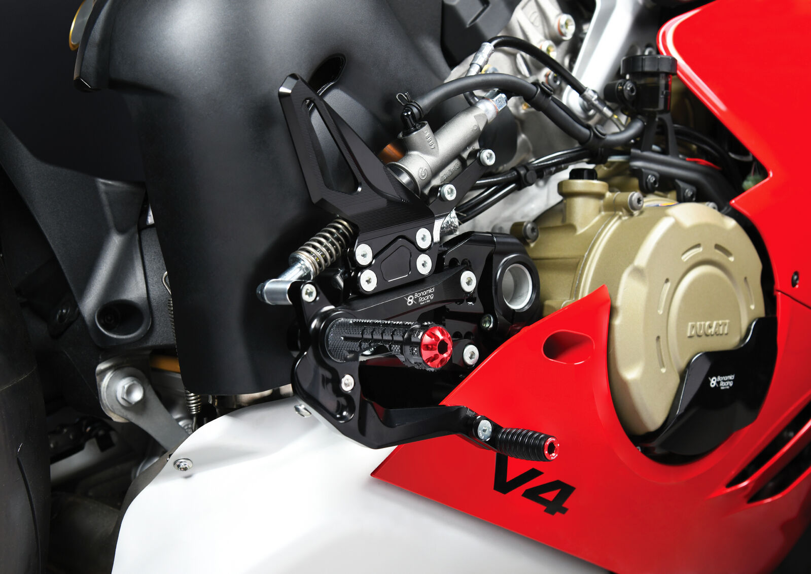 Bonamici Racing Rearsets To Suit Ducati Panigale V4 (2018 - 2024)