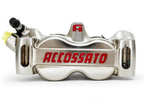 Accossato CNC Machined Monoblock Radial Brake Caliper 100mm Wheelbase With Titanium Pistons