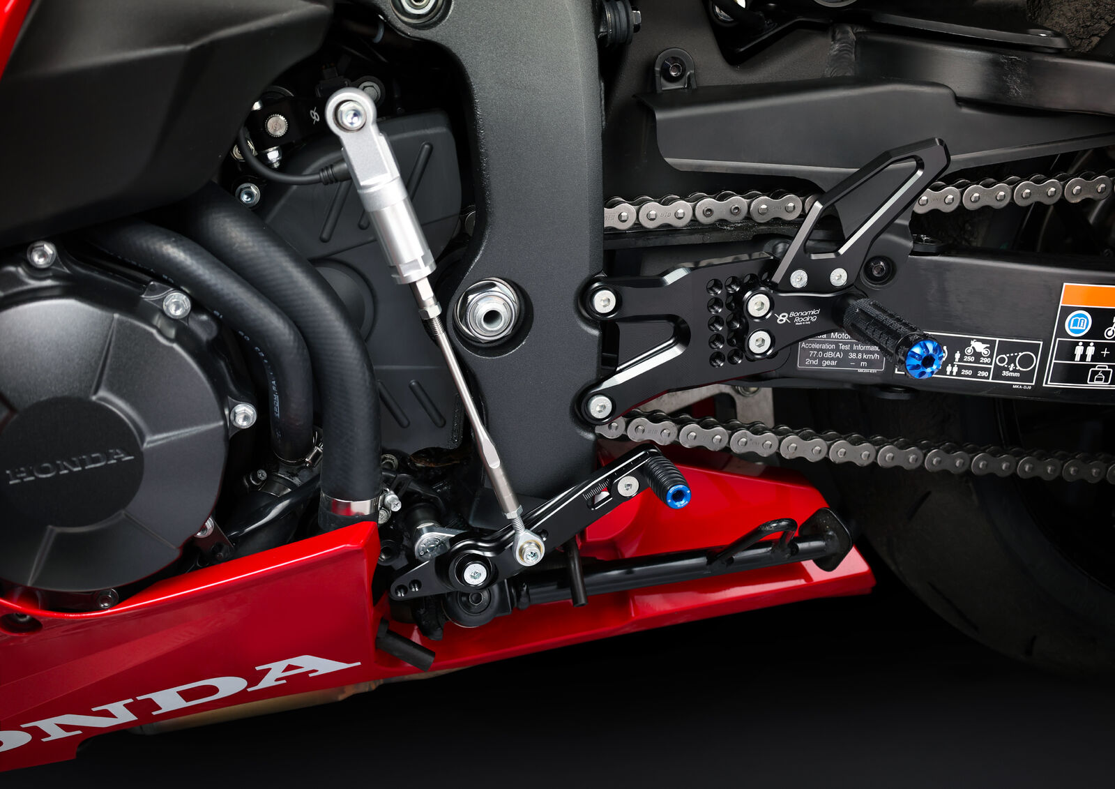 Bonamici Racing Rearsets For Honda CBR600RR (2007 - Onwards)