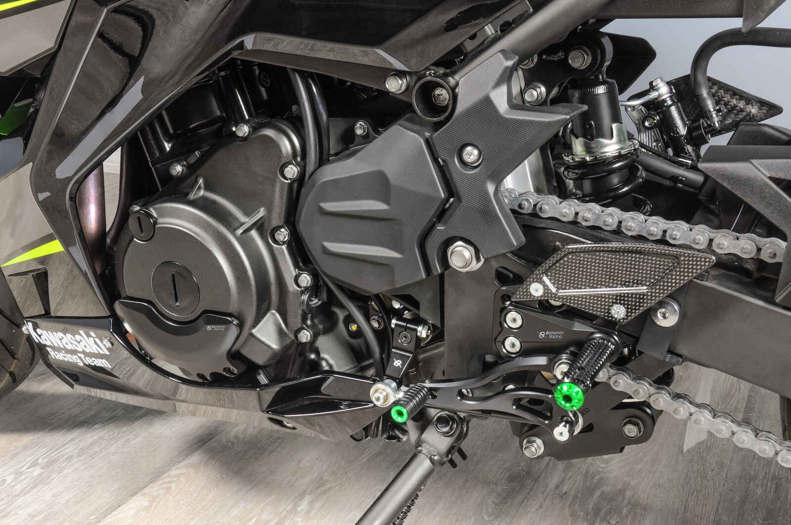 Bonamici Racing Rearsets To Suit Kawasaki Ninja 250 / 400 2018 Onwards