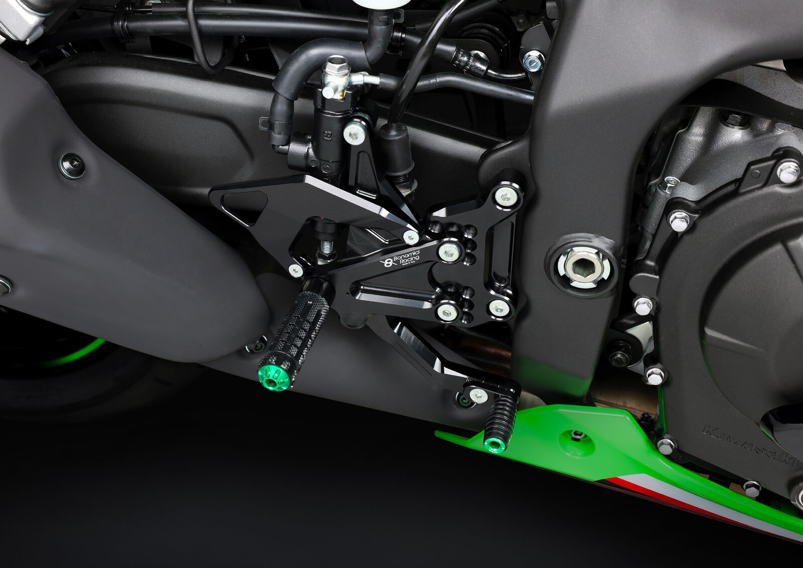 Bonamici Racing Rearsets For Kawasaki ZX-4R/ZX-4RR (2023 - Onwards)