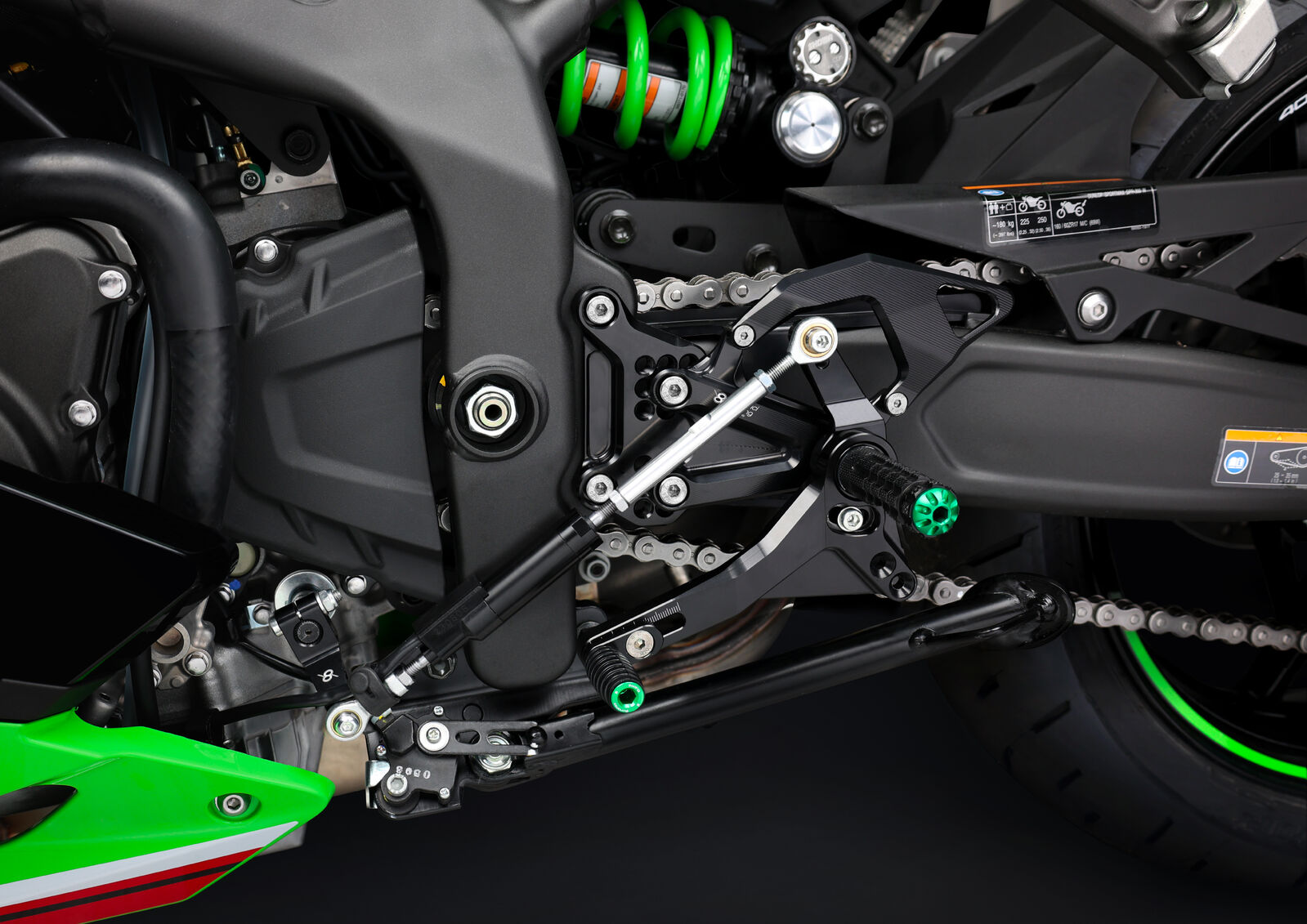 Bonamici Racing Rearsets For Kawasaki ZX-4R/ZX-4RR (2023 - Onwards)