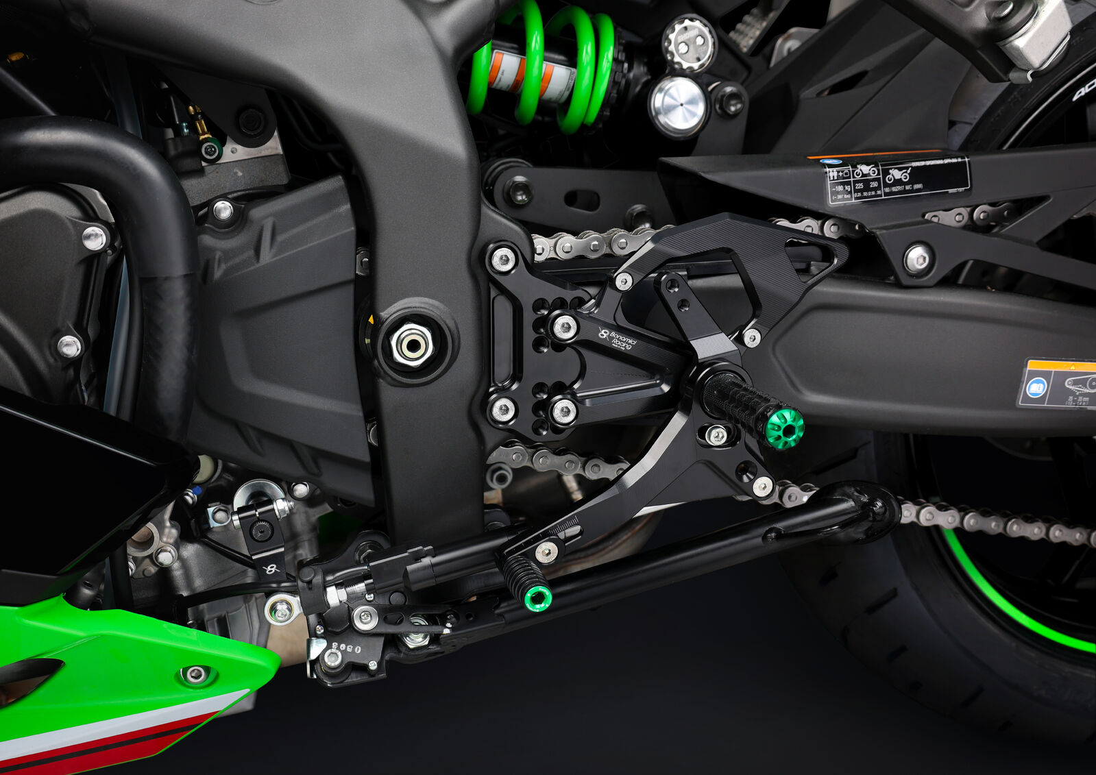 Bonamici Racing Rearsets For Kawasaki ZX-4R/ZX-4RR (2023 - Onwards)