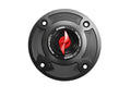 Tank filler cap for Suzuki motorbikes with quick release machined from billet aluminium