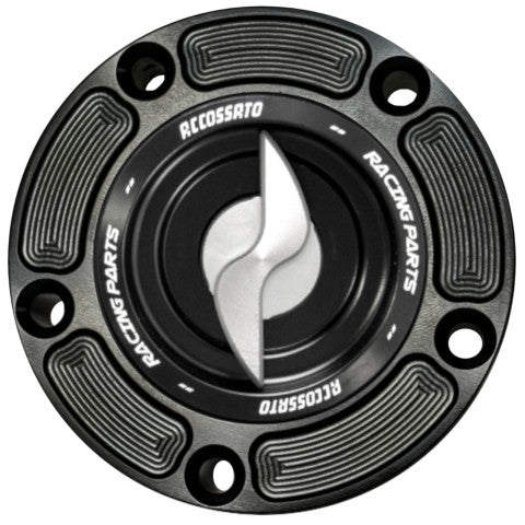 Tank filler cap for Buell EBR 2012 - 2027 motorbikes with quick release machined from billet aluminium