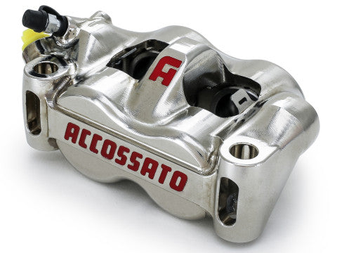 Accossato CNC Machined Monoblock Radial Brake Caliper 100mm Wheelbase With Titanium Pistons