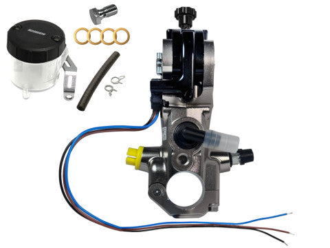 Accossato PRS 19x17-18-19 ABE 61454-Homologated Radial Brake Master Cylinder with Folding Lever and Oil Reservoir Kit Included.