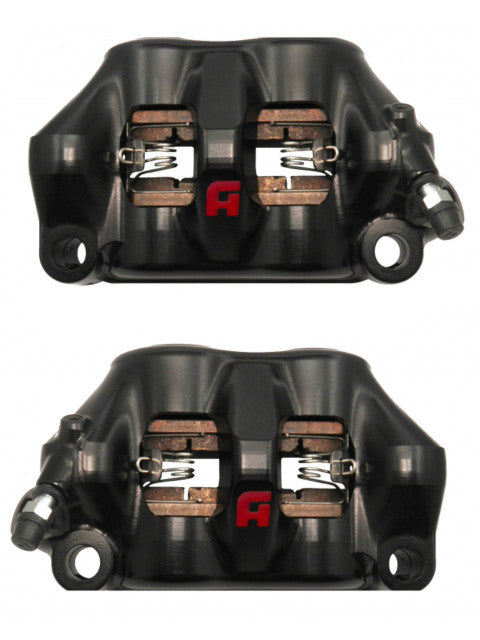 Accossato CNC Machined Monoblock Radial Brake Caliper 100mm Wheelbase With Titanium Pistons