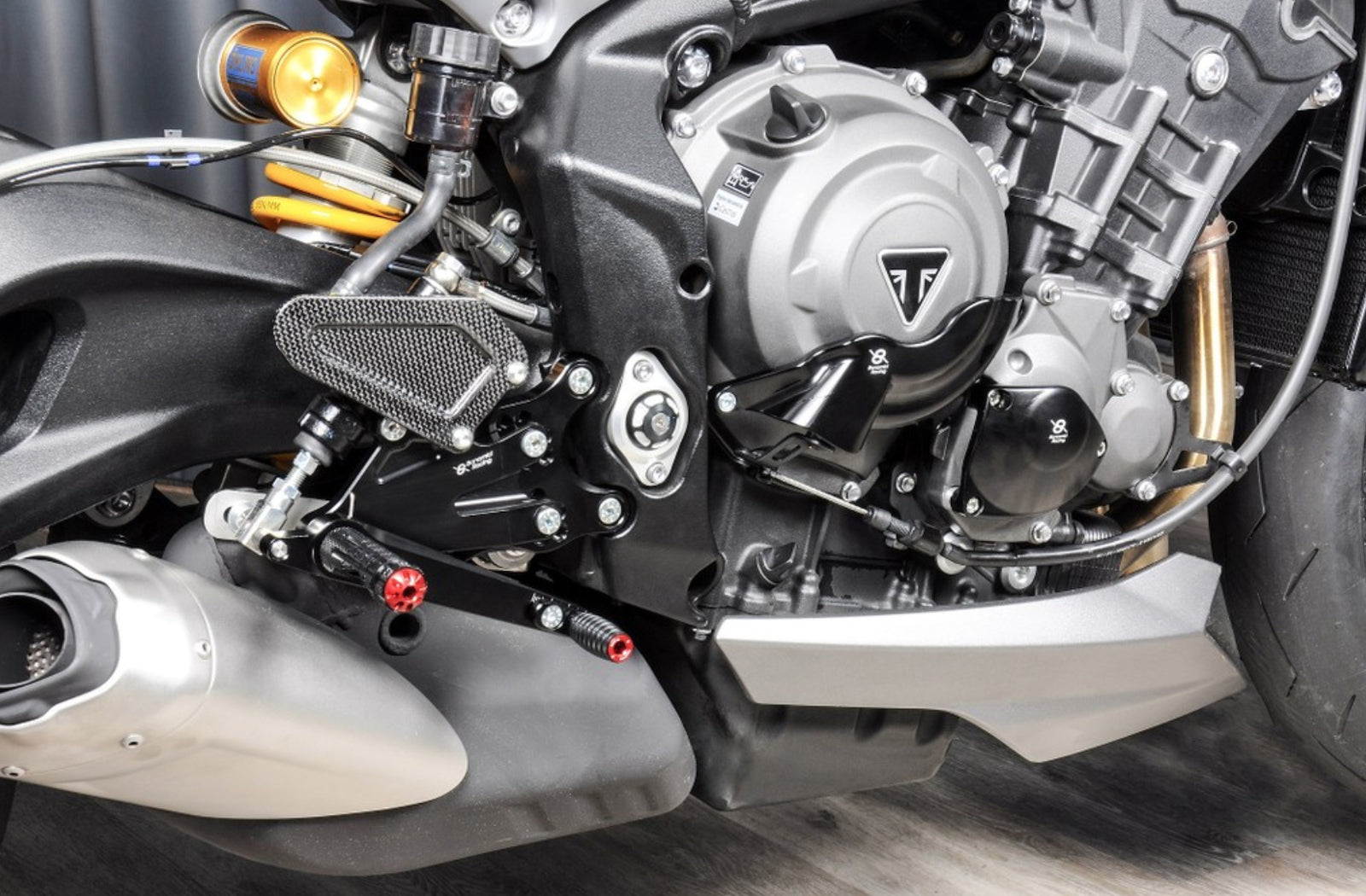 Bonamici Racing Rearsets To Suit Triumph Street Triple (2017 - 2018)