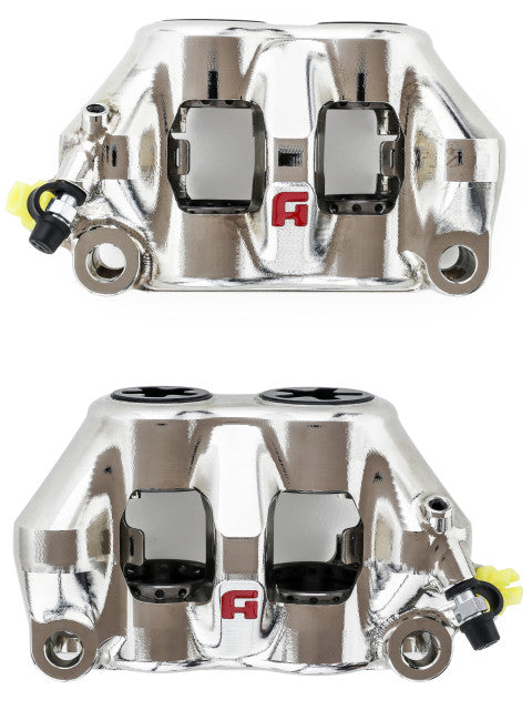 Accossato CNC Machined Monoblock Radial Brake Caliper 100mm Wheelbase With Titanium Pistons