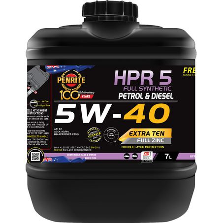 HPR05007 - Penrite HPR 5 Full Synthetic 5W-40 Engine Oil 7L