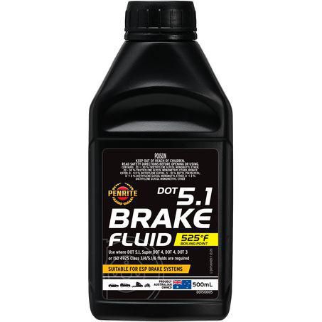 DOT510005 - Penrite DOT 5.1 Brake Fluid Non Silicone 500mL