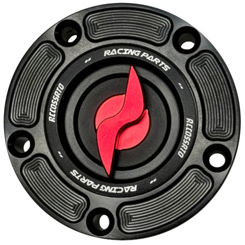 Tank filler cap for Buell EBR 2012 - 2027 motorbikes with quick release machined from billet aluminium