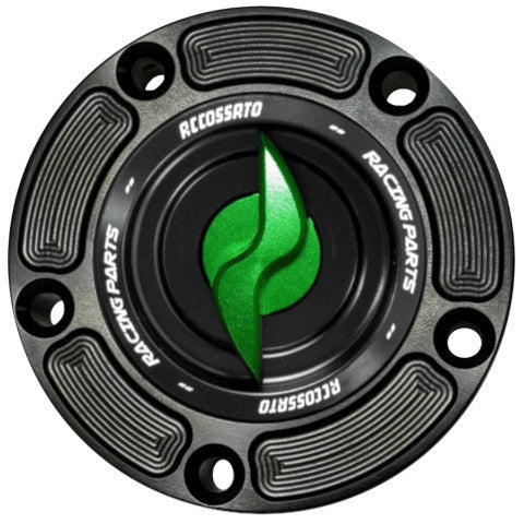 Tank filler cap for Buell EBR 2012 - 2027 motorbikes with quick release machined from billet aluminium