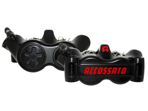Accossato CNC Machined Monoblock Radial Brake Caliper 100mm Wheelbase With Titanium Pistons