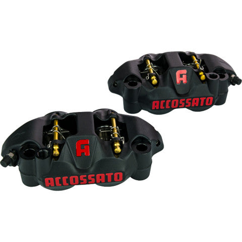 Accossato Radial Brake Caliper Forged Monoblock 108 mm distance With Pistons in Titanium