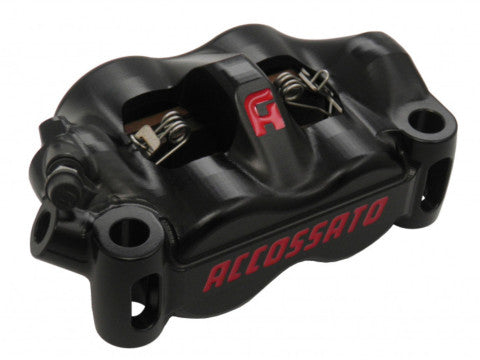 Accossato CNC Machined Monoblock Radial Brake Caliper 100mm Wheelbase With Titanium Pistons